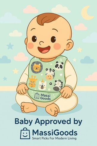 Disposable Baby Bibs – Waterproof & Skin-Friendly | 20 Pack – Perfect for Travel, Feeding, and On-the-Go Use in Saudi Arabia