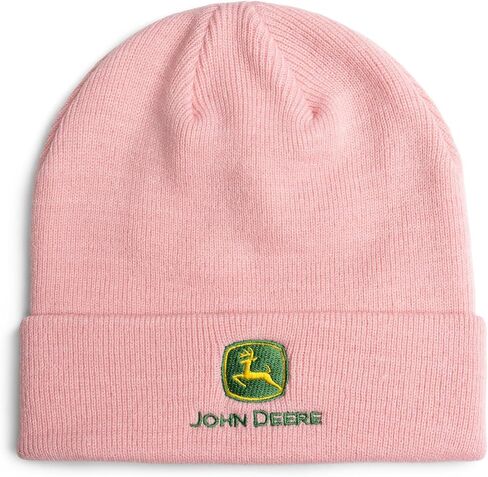 John Deere Tractor Logo Knit Cuffed Beanie Winter Hat Kid to Adult Sizes in Saudi Arabia
