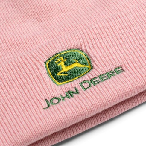 John Deere Tractor Logo Knit Cuffed Beanie Winter Hat Kid to Adult Sizes in Saudi Arabia