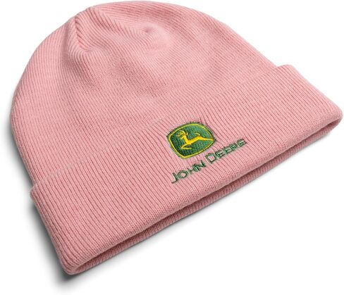 John Deere Tractor Logo Knit Cuffed Beanie Winter Hat Kid to Adult Sizes in Saudi Arabia
