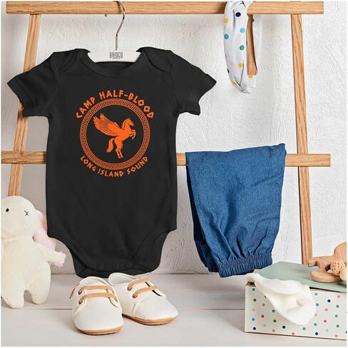Brisco Brands Camp Half Blood Greek Mythology Baby Romper Boys or Girls in Saudi Arabia