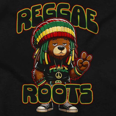 Brisco Brands Reggae Roots Rastafari Teddy Bear Baby Romper Boys or Girls in Saudi Arabia