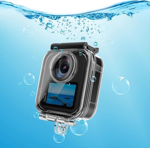 حافظة غوص مضادة للماء لكاميرا GoPro MAX 2، غطاء حماية تحت الماء بطول 60 متر لكاميرا GoPro MAX 2 in Kuwait