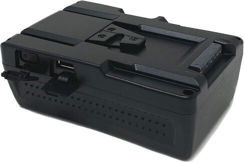Wasabi Power V-Mount Battery (14.4V, 13200mAh, 195Wh) and V-Mount Battery Charger with D-Tap for Sony Video Camera Camcorder, Broadcast LED Light, and Any Other Compatible Video Camera Camcorder in Saudi Arabia