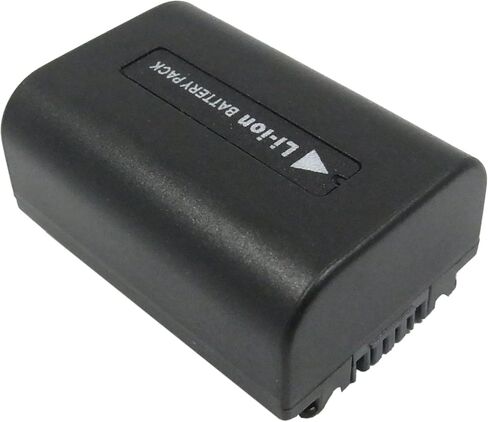 Compatible with Battery for Sony NP-FV50, HDR-PJ50V, HDR-PJ580V, HDR-PJ580VE, HDR-PJ710V, HDR-PJ740VE, HDR-SR10, HDR-SR10/E, HDR-SR10D, HDR-SR10E (600mAh) in Saudi Arabia