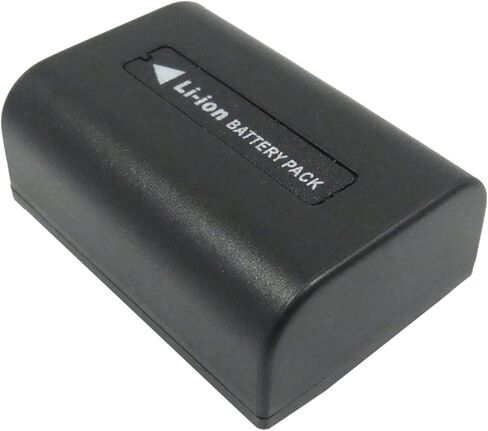 Compatible with Battery for Sony NP-FV50, HDR-CX180EB, HDR-CX180EL, HDR-CX180ER, HDR-CX180ES, HDR-CX190, HDR-CX190B, HDR-CX190E, HDR-CX200, HDR-CX200B (600mAh) in Saudi Arabia