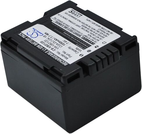 Compatible with Battery for Panasonic CGA-DU12, CGA-DU12A/1B, VW-VBD120, VDR-M30, VDR-M30K, VDR-M50, VDR-M50B, VDR-M50EG-S, VDR-M53, VDR-M55, VDR-M70, VDR-M70B (1050mAh) in Saudi Arabia