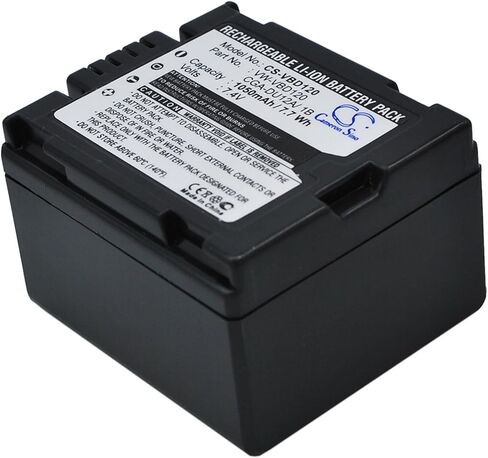 Compatible with Battery for Panasonic CGA-DU12, CGA-DU12A/1B, VW-VBD120, VDR-M30, VDR-M30K, VDR-M50, VDR-M50B, VDR-M50EG-S, VDR-M53, VDR-M55, VDR-M70, VDR-M70B (1050mAh) in Saudi Arabia