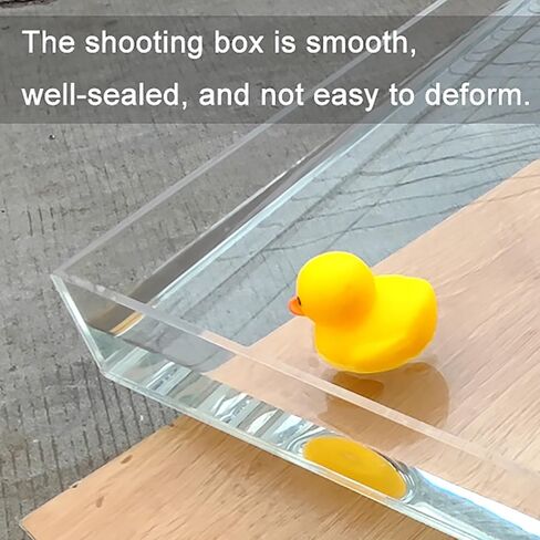 Transparent Acrylic Storage Box Floating Photography Props Shooting Tray Shallow Water Tray Decoration, Desktop Photography Props Tray(50x50x5cm/19.7x19.7x2in) in Saudi Arabia