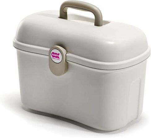 OKBaby Beauty Care Carrying Case Baby Changing and Bath Box, Ivory in Saudi Arabia