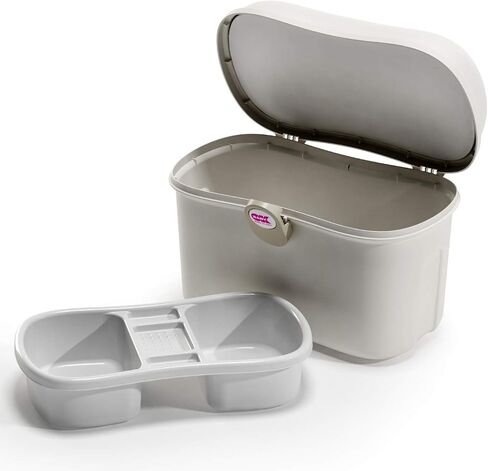 OKBaby Beauty Care Carrying Case Baby Changing and Bath Box, Ivory in Saudi Arabia