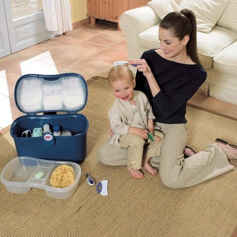 OKBaby Beauty Care Carrying Case Baby Changing and Bath Box, Ivory in Saudi Arabia
