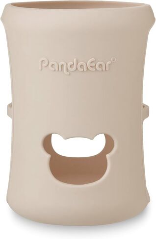 مجموعة من 3 أكمام من السيليكون من PandaEar لزجاجات الأطفال المصنوعة من الزجاج الطبيعي من Philips Avent سعة 8 أونصة، حامل زجاجات مقاوم للكسر والحرارة، خالٍ من مادة BPA، متوافق مع زجاجات Avent الزجاجية سعة 8 أونصة، أزرق وأخضر وبيج in Kuwait