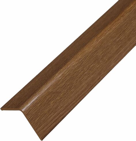 Corner Wall Protector Edge Protector PVC Wall Corner Shield Wood Grain Finish，Self Adhesive Corner Guards Edge Trim for Living Room Bedroom Kitchen Restaurants Home Offic,Wide 1.4 inches in Saudi Arabia