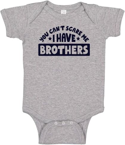 You Can't Scare Me I Have Brothers Baby Infant Bodysuit in Saudi Arabia