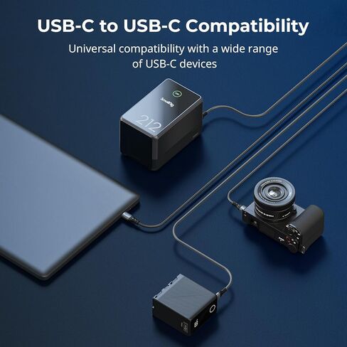 بطارية SmallRig NP-F970 وكابل USB C إلى C بقدرة 240 واط in Kuwait