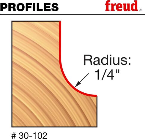 Freud 30-102: 1/4" Radius Cove Bit with 1/4" Shank in Saudi Arabia