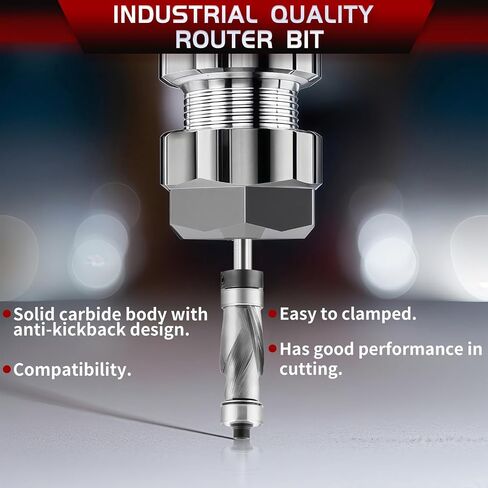 1/4 inch Shank Up Cut Router Bit, 1/8 inch Cutting Diameter CNC Spiral Router Bits High Precision Woodworking Tools for Carving, CNC Machines in Saudi Arabia