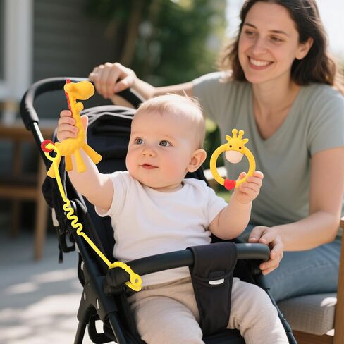 ألعاب Weyú Baby الحسية - ألعاب شفط للكراسي العالية، تخفيف تسنين الطفل، أنسجة حسية، أشرطة ألعاب للأطفال، أساسيات السفر للرضع والأطفال الصغار والأطفال المصابين بالتوحد in Saudi Arabia