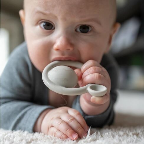 Fat Brain Toys Nogi by MOLUK - Teething Ring & Fidget Toy for Babies, Toddlers, Kids in Saudi Arabia