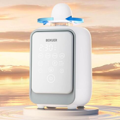 12-in-1 Baby Bottle Warmer for Breastmilk, 98°F 2m Fast Heating Milk Warmers, 24H Locks Nutrients with 360° Swirlable Heat, Precise Even Warming & Temperature Control, Fits All Bottles, Bags, Jars in Saudi Arabia
