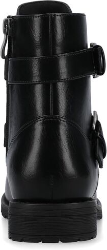 Journee Collection Women's Juliah Lace-Up Zippered Strappy Boots in Saudi Arabia