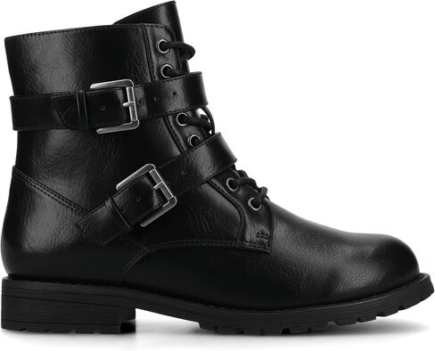Journee Collection Women's Juliah Lace-Up Zippered Strappy Boots in Saudi Arabia