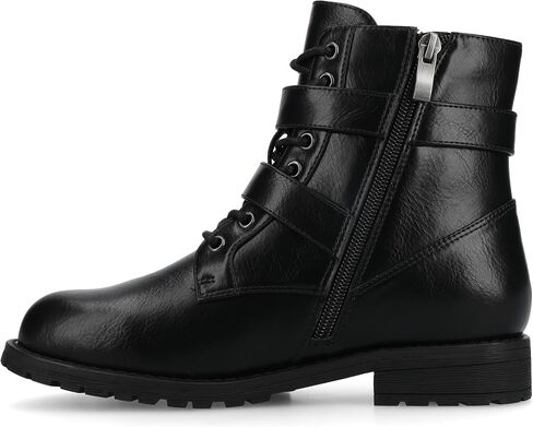 Journee Collection Women's Juliah Lace-Up Zippered Strappy Boots in Saudi Arabia