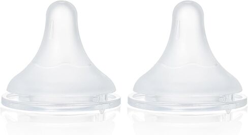 Nimrox Baby Bottle Nipple - Soft Silicone, Anti-Colic, Medium Flow, BPA-Free in Saudi Arabia