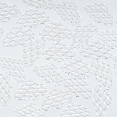 3D Crystal Clear 1 1/2" Sky Cloud Dimensional Reflector Sequin Paillettes in Saudi Arabia