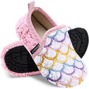 WateLves Kids Toddler Slippers Boys Girls House Shoes Slip on Sock Slippers Lightweight Winter Indoor Outdoor Walking Shoes in Kuwait