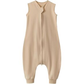 Toddler Sleep Sack with Feet，100% Cotton Solid Color Baby Sleeping Bag,Light and Soft Baby Wearable Blanket for Walkers in Kuwait