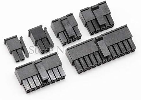 Davitu Electrical Equipments Supplies - 50PCS Molex 3.0mm Pitch 5557/5559 Male Housing 2/4/6/8/10/12/14/16/18/20/22/24P PCM Mounted - (Color: 8P) in Saudi Arabia
