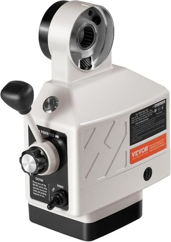 تغذية الطاقة من VEVOR Z-Axis، وحدة تغذية مطحنة الطاولة الكهربائية لآلات الطحن، سرعة قابلة للتعديل 0-200 دورة في الدقيقة، عزم دوران 450 رطل، تغذية طاولة 120 فولت لبريدجبورت والمطاحن من نوع الركبة مع قطر عمود نهاية 5/8 بوصة in Kuwait