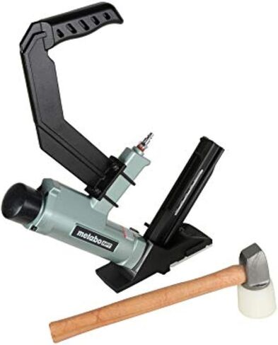 Metabo HPT 2-in-1 Flooring Nailer & Stapler, Accepts 16-Gauge L-Shaped Cleat Nails &15.5-Gauge 1/2-Inch Crown Flooring Staples, Mallet Actuated Pneumatic Operation, N5010AC in Saudi Arabia