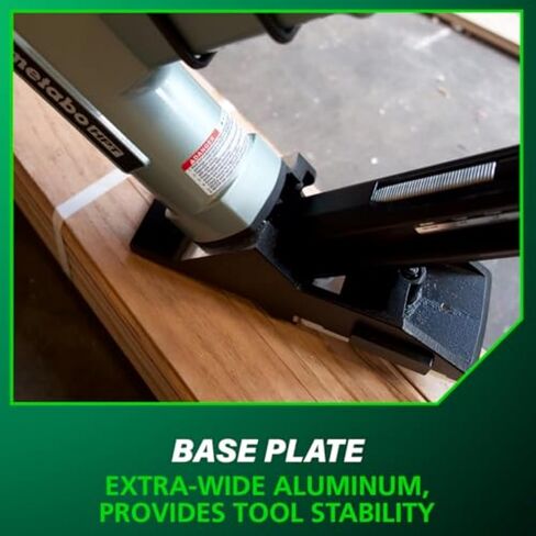 Metabo HPT 2-in-1 Flooring Nailer & Stapler, Accepts 16-Gauge L-Shaped Cleat Nails &15.5-Gauge 1/2-Inch Crown Flooring Staples, Mallet Actuated Pneumatic Operation, N5010AC in Saudi Arabia