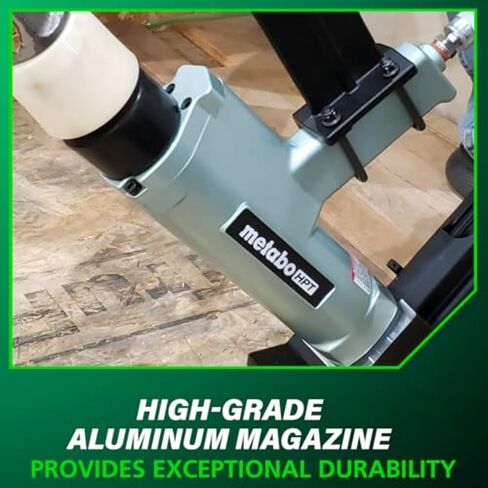 Metabo HPT 2-in-1 Flooring Nailer & Stapler, Accepts 16-Gauge L-Shaped Cleat Nails &15.5-Gauge 1/2-Inch Crown Flooring Staples, Mallet Actuated Pneumatic Operation, N5010AC in Saudi Arabia