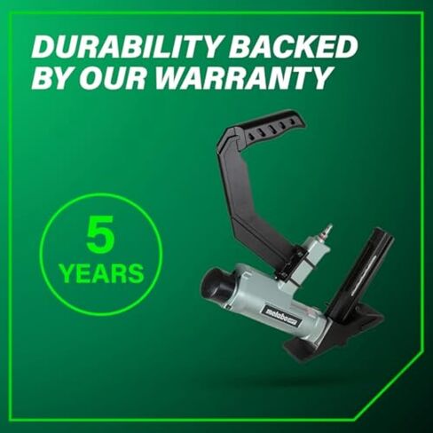 Metabo HPT 2-in-1 Flooring Nailer & Stapler, Accepts 16-Gauge L-Shaped Cleat Nails &15.5-Gauge 1/2-Inch Crown Flooring Staples, Mallet Actuated Pneumatic Operation, N5010AC in Saudi Arabia