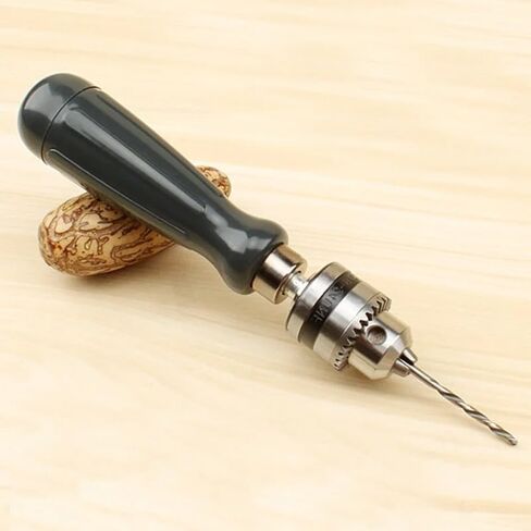 Drill Chuck Hand Drill Set with 1.5/2.0/3.0/4.0/5.0mm Bits Manual Drilling Tool Multifunction Hand Twist Drill DIY Tool in Saudi Arabia
