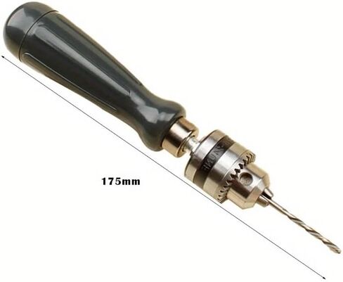 Drill Chuck Hand Drill Set with 1.5/2.0/3.0/4.0/5.0mm Bits Manual Drilling Tool Multifunction Hand Twist Drill DIY Tool in Saudi Arabia