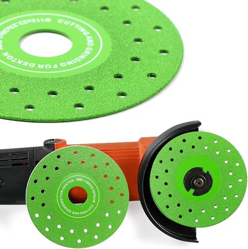3PCS 4.5" Ultra Thin Diamond Grinding Discs Air Brazed Cutting Blades for Ceramic/Glass/Marble/Granite Angle Grinder Saw Blade Set (3) in Saudi Arabia