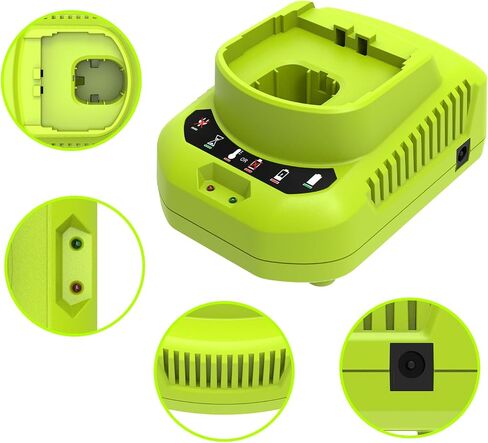 2 حزمة بطارية وشاحن 3.0 أمبير 18 فولت بديلة لبطارية Ryobi 18 فولت وشاحن P103 P104 متوافق مع Ryobi 18V ONE+ أدوات كهربائية وشواحن لاسلكية in Kuwait