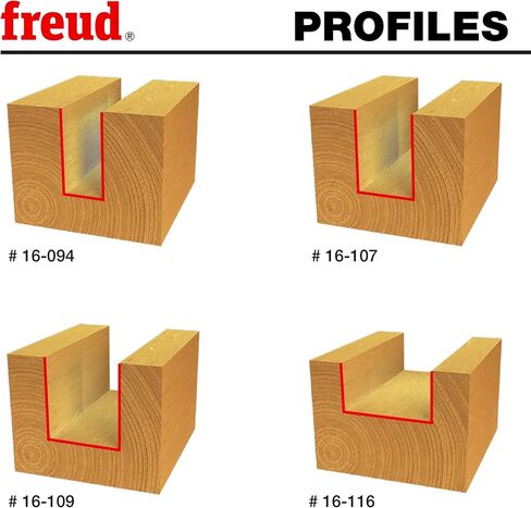 Freud 89-660: 3 Piece Undersized Plywood Bit Set (1/4" Shank) in Saudi Arabia
