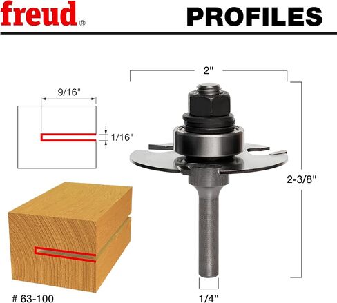 Freud 63-100: 9/16" Depth Slotting Cutter Set in Saudi Arabia