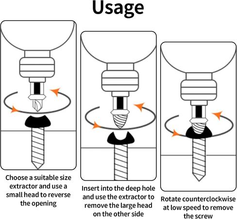 Gifts for Men,Damaged Screw Extractor Set-Christmas Stocking Stuffers for Men Adults Him,Mens Gifts for Dad,Husband,Stripped Screws Nuts & Bolts Drill Bit Tools for Easy Removal of Rusty Broken Screw in Saudi Arabia