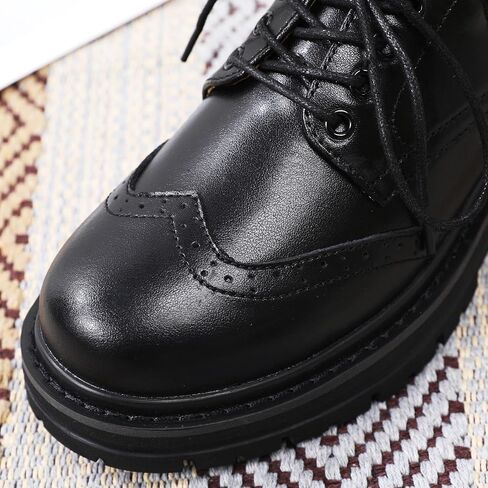 Oxford Shoes for Women Women's Oxford Shoes Platform Classic Lace Up Loafers Comfortable Dress Business Casual Work Office Oxfords Shoe for Ladies in Saudi Arabia