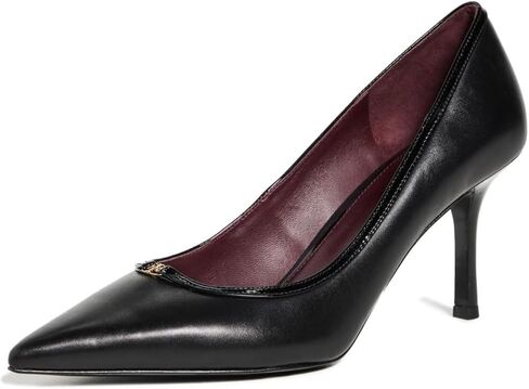 Tory Burch Women's Double T-Buckle Pump 80 mm, Perfect Black/Perfect Black, 7.5 in Saudi Arabia