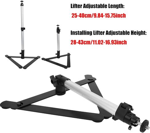 Bewinner Aluminium Alloy Copy Stand: High Bracket Tripod for Mobile Phone, MultiAngle Photography Copy Stand for Small Products in Saudi Arabia