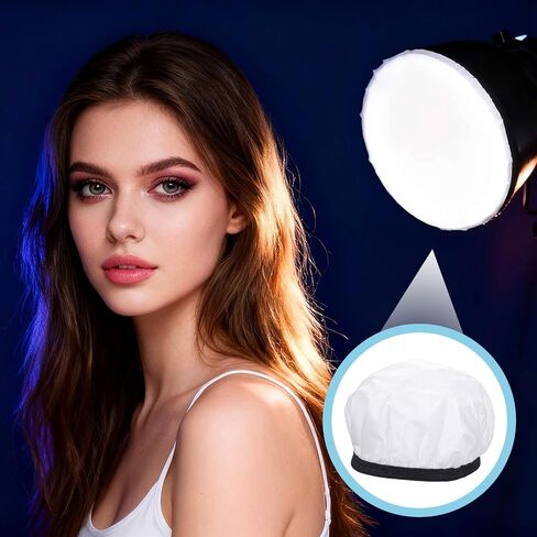 3 Pcs Light Diffuser, 7"/18cm Soft Light Reflector Diffuser, Standard Cloth Diffusers Lights Sock for Studio Strobe Reflectors, Video Shooting in Saudi Arabia