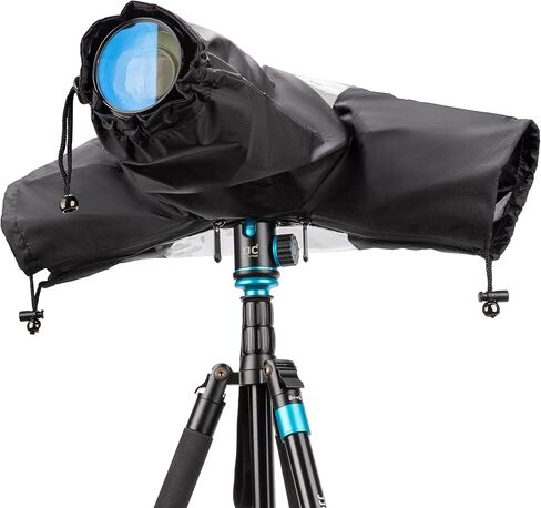 Professional Waterproof Camera Rain Cover for Canon for Nikon for Sony for Fujifilm and More DSLR Mirrorless Cameras with Lens, Camera Accessories for Photography in Saudi Arabia